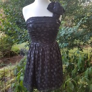Polka Dot Cocktail Dress Size 4 H&M